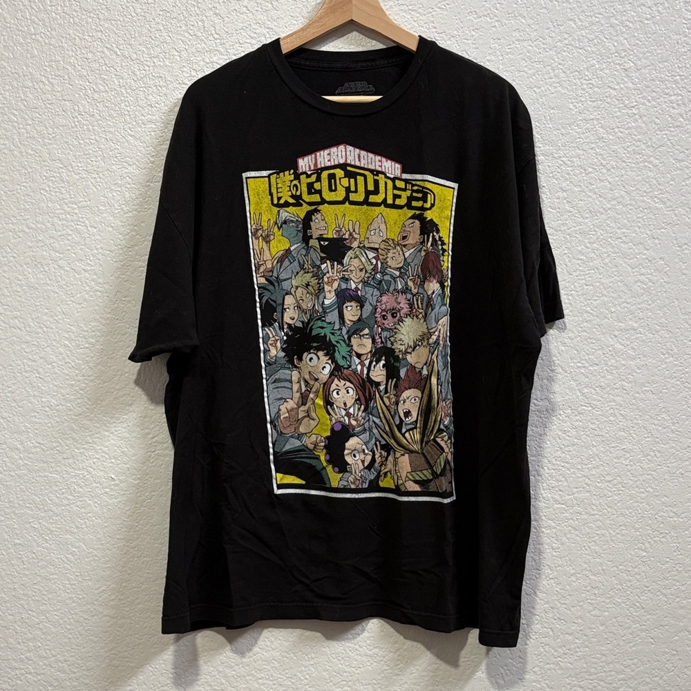 My Hero Academia Anime Graphic Black T-Shirt